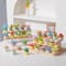 Wizardi Ji Luyue Building Brick Mini Potted Plants Set